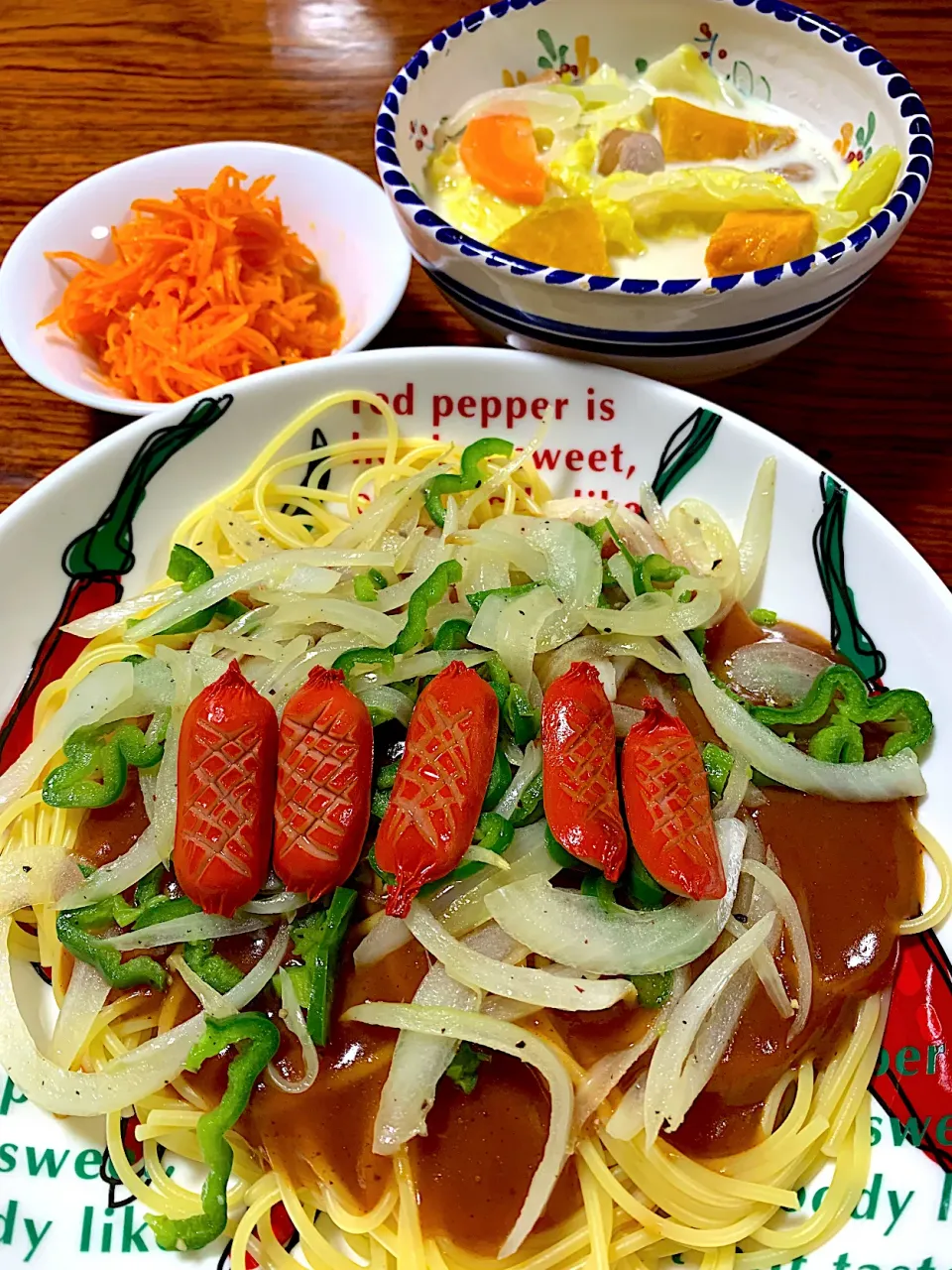 Snapdishの料理写真:あんかけパスタ|えみちさん