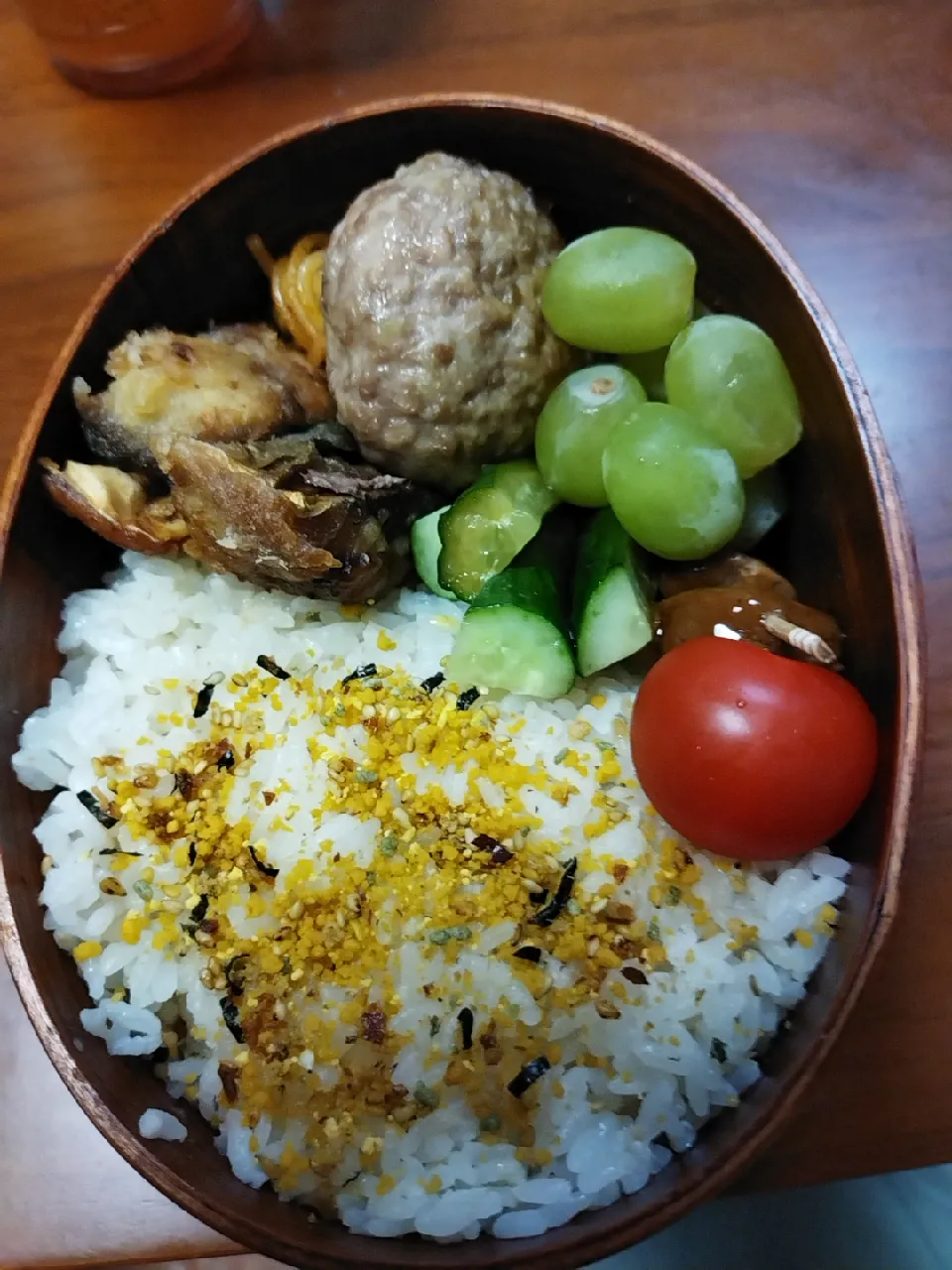 Snapdishの料理写真:高校生男子曲げわっぱ弁当|JUNさん