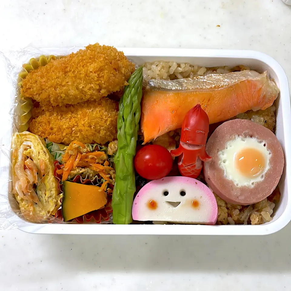 Snapdishの料理写真:2023年4月21日　オレ弁当♪|クッキングおやぢさん