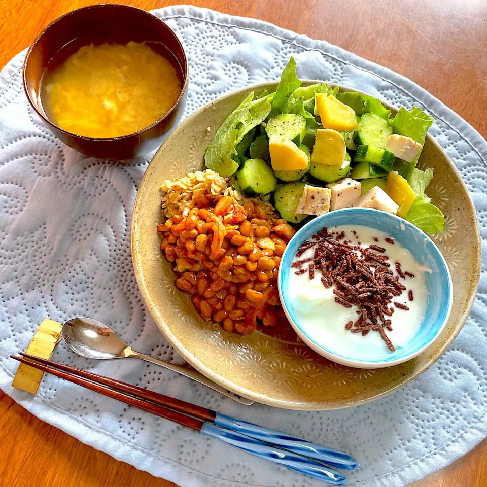 本日の朝ご飯プレート♪|かなさん