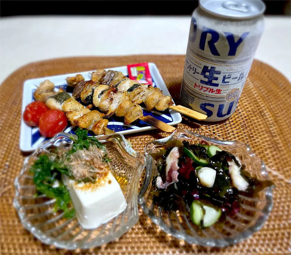 焼き鳥とビール|Noriyuki Saitoさん