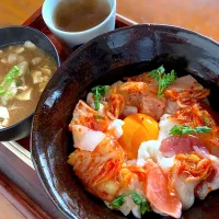 海鮮キムチ丼