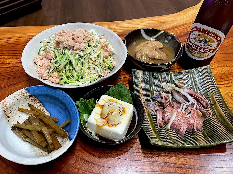 Snapdishの料理写真:2023.4.21 イカの一夜干し🍻🍻🍻|ゆみずさん