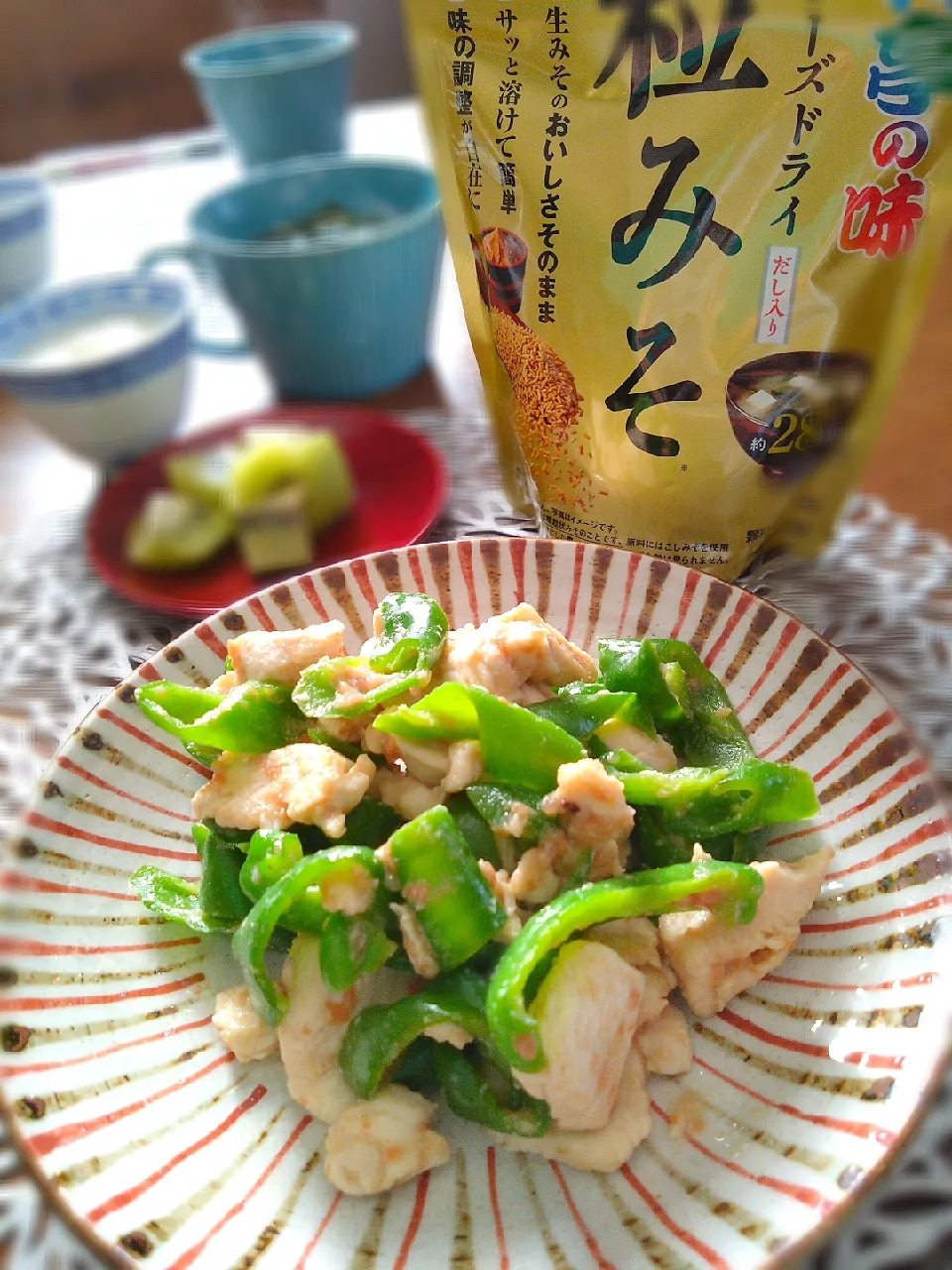 レンチン！
鶏むね肉のヘルシー粒みそメニュー💕|まめころさん