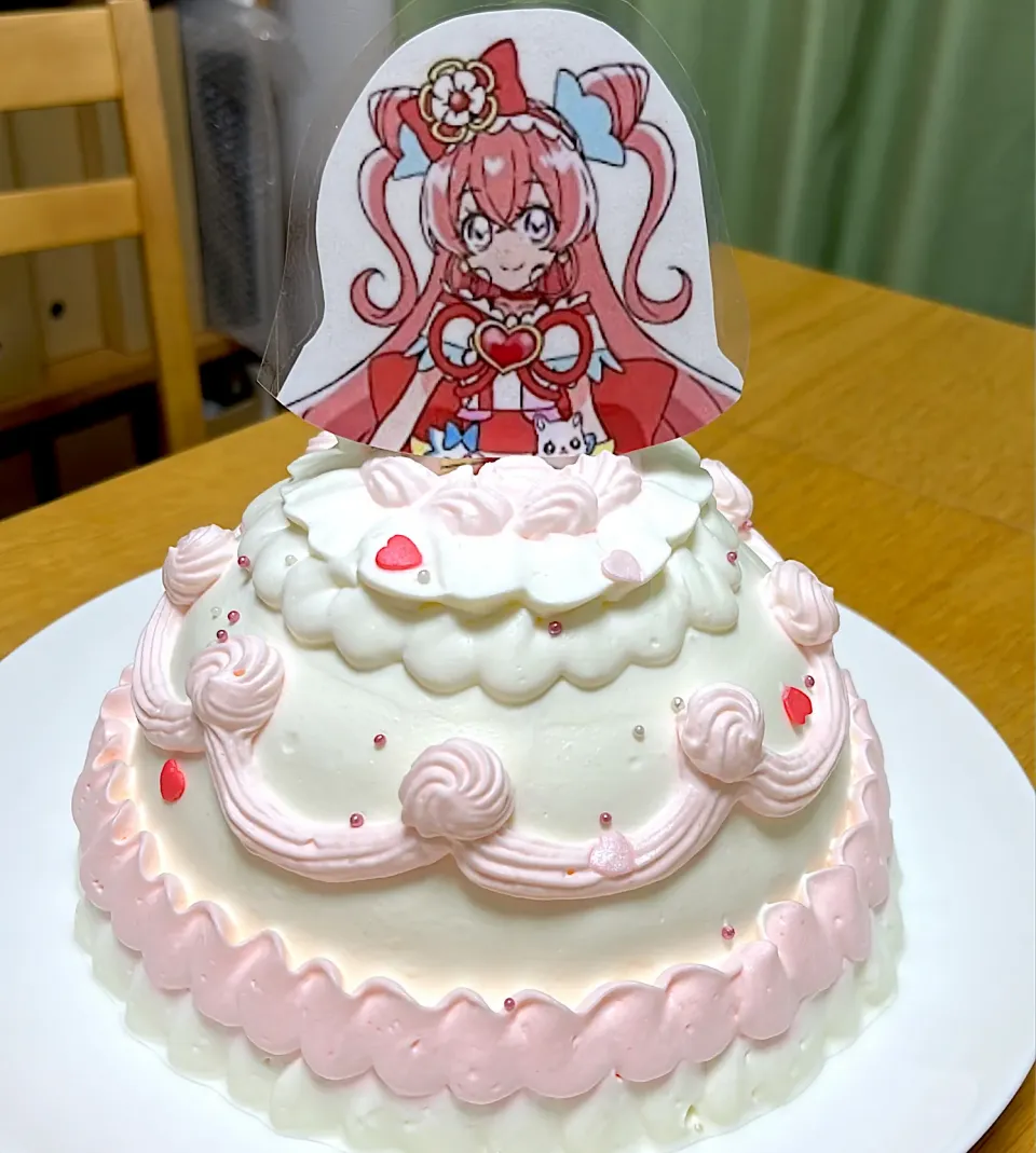 プリキュアのドレスケーキ|さつまいもさん