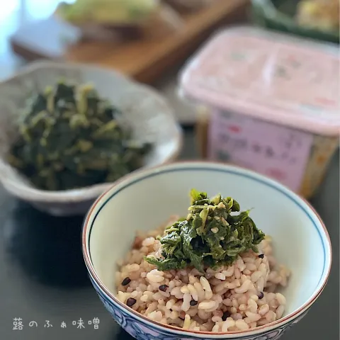 「発酵そみファ」を使ってみたSnapdishの料理・レシピ写真:発酵そみファde蕗のふぁ味噌🌿😆