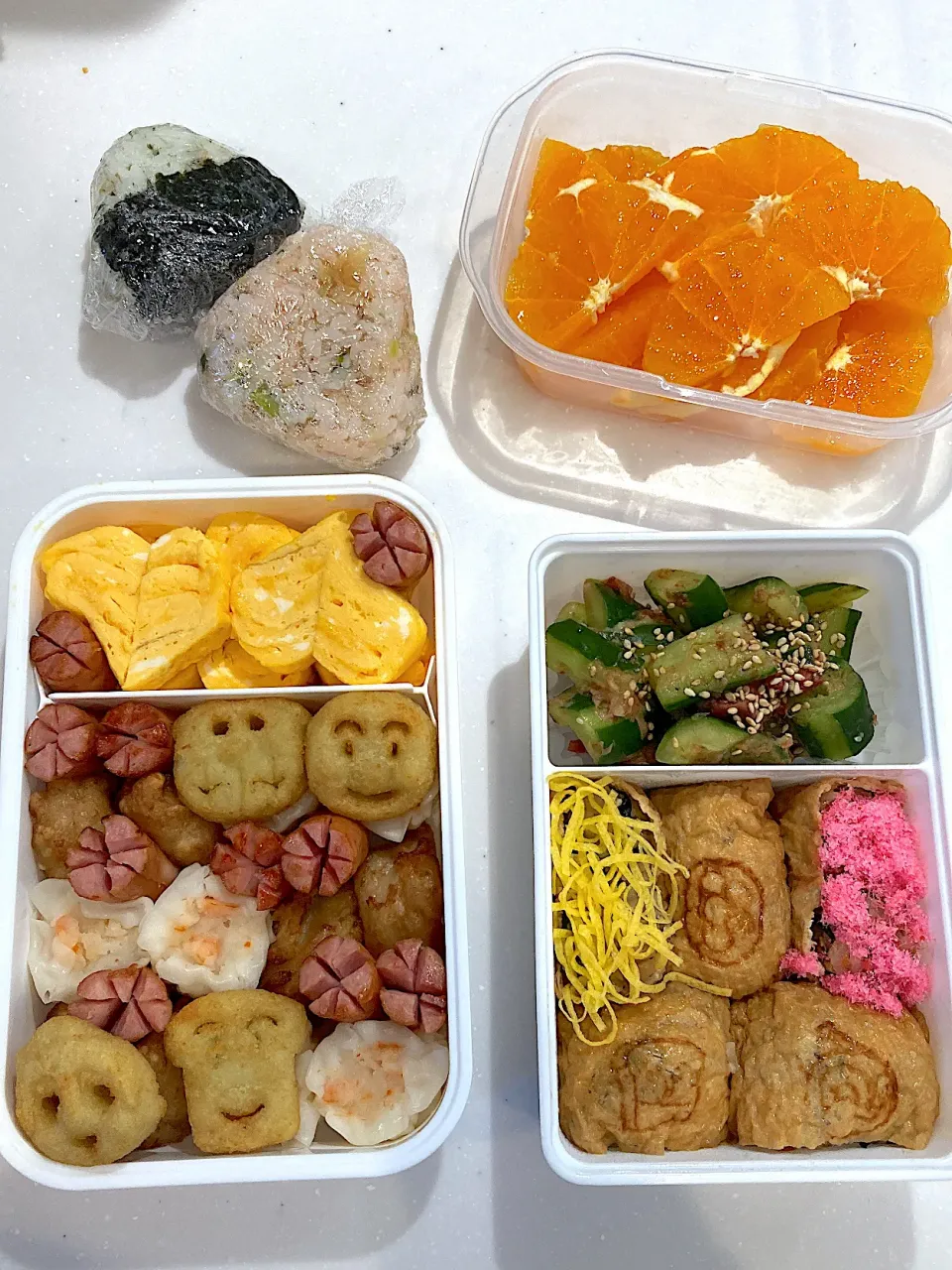 #アンパンマンづくし #お弁当 #ピクニック #いなり寿司|𝕜𝕪𝟙𝟘𝟚𝟘𝟙𝟠さん