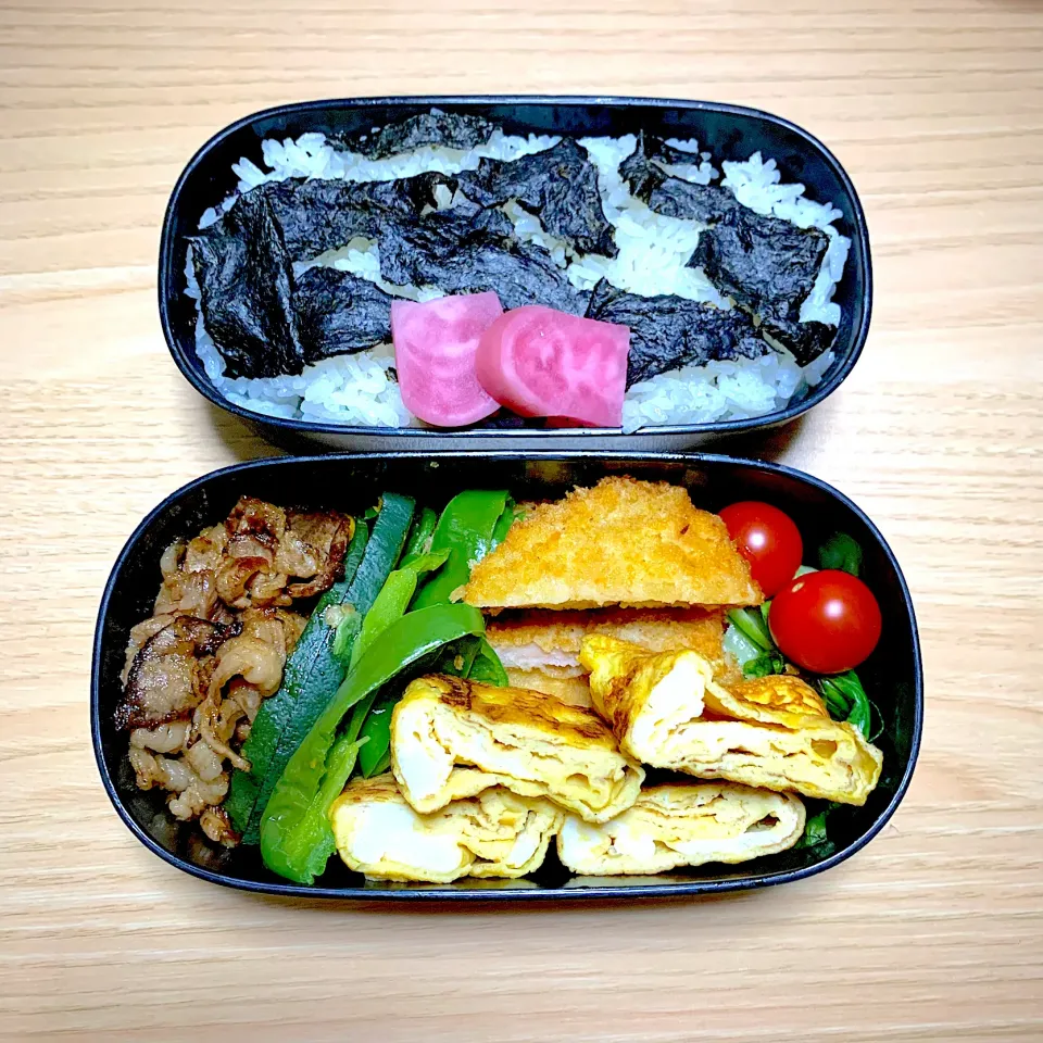 Snapdishの料理写真:今日のお弁当‼︎ 19 April|Yoshinobu Nakagawaさん