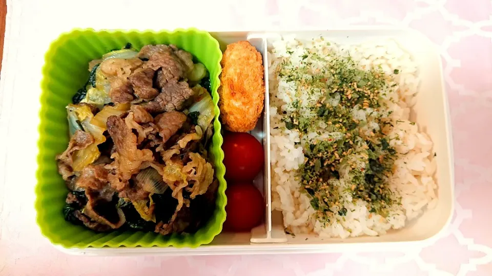 すき焼き❤️旦那さんお弁当❤️|かおるcitronさん