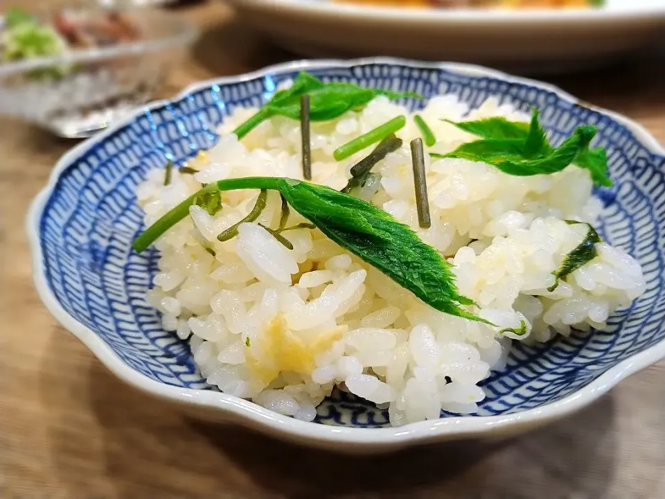 こしあぶらの炊き込みご飯|古尾谷りかこさん