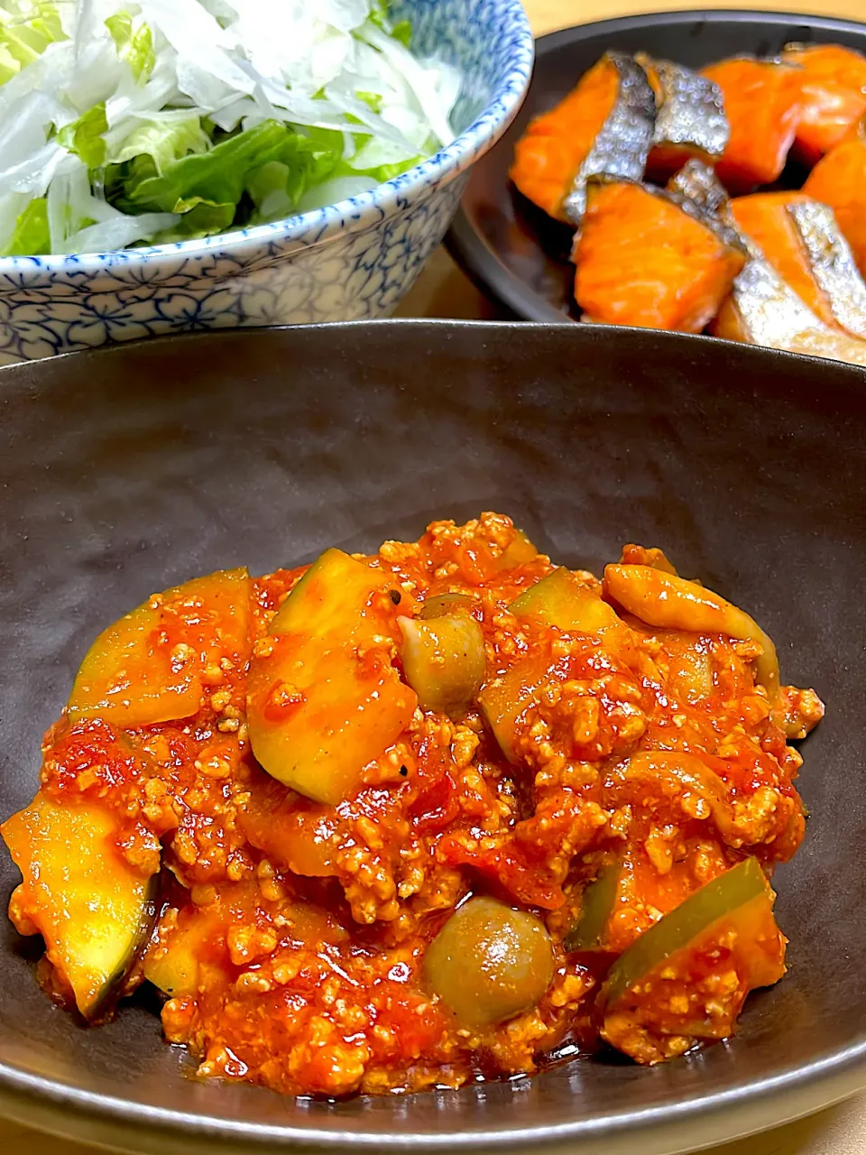 ズッキーニとひき肉のトマト煮🍅|abekoさん