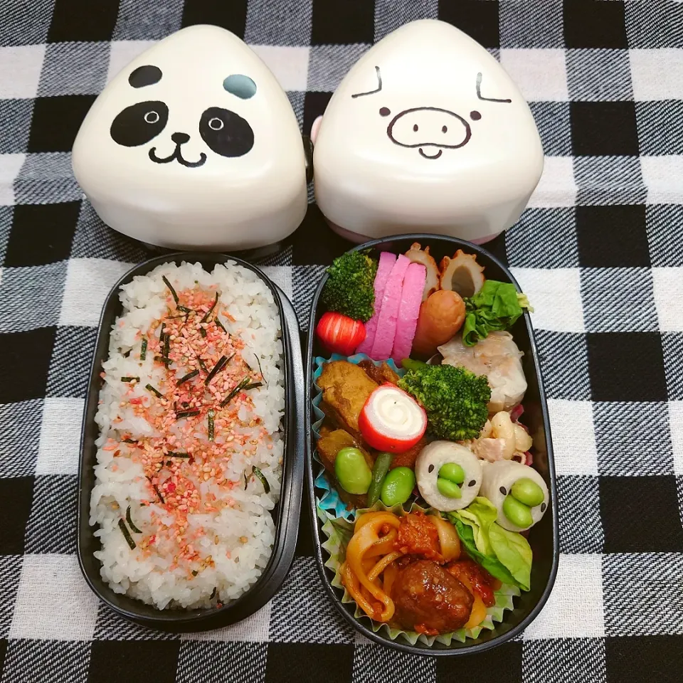 Snapdishの料理写真:2023年4月24日（月）のお弁当🍱。|ママちんさん