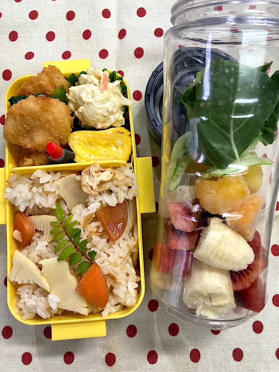 4月24日 週の始まり弁当🍱|sakuramochiさん