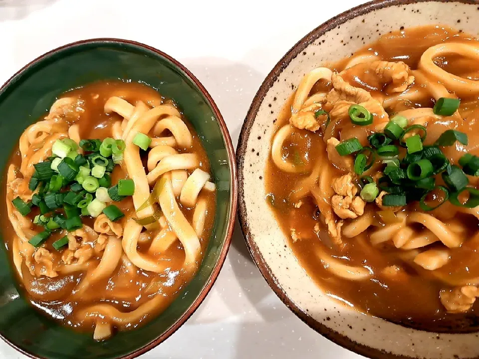 Snapdishの料理写真:お夕飯・カレーうどん|Sacchinさん