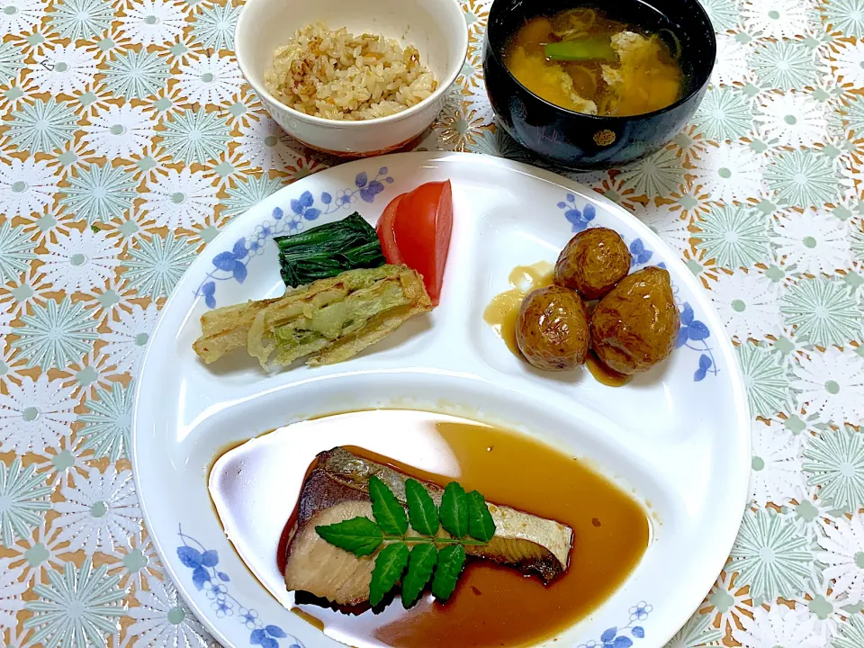 わらさの照り焼き定食|小林順子Ayumu1988さん