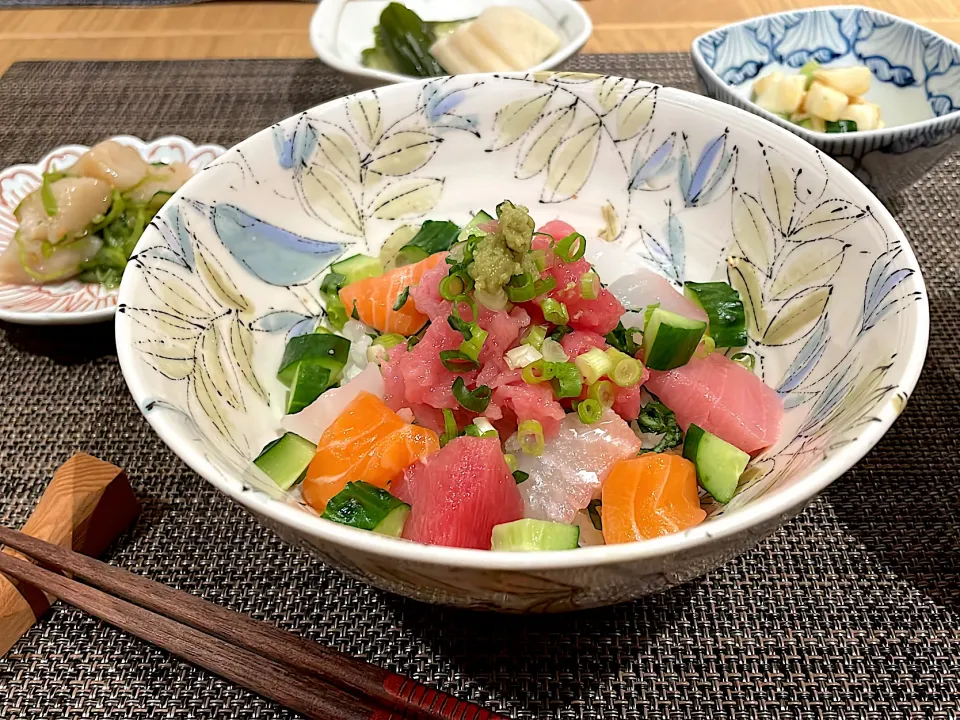 マグロすき身の海鮮丼🥢|Saori.Sさん