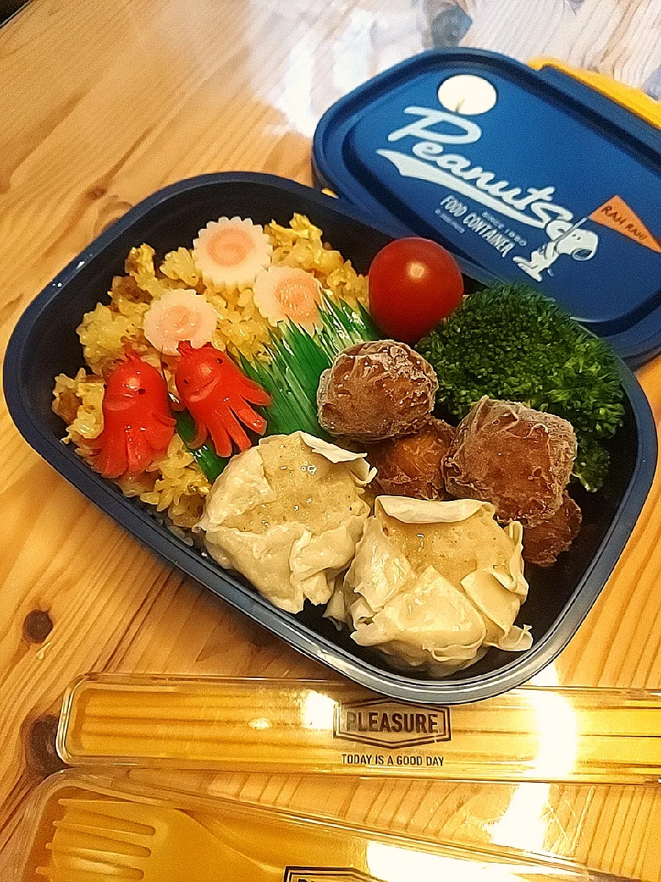 Snapdishの料理写真:2023.4.25 娘弁当🍱|あずきラテさん