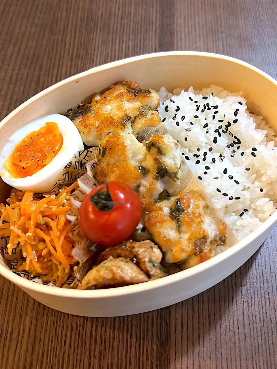 鶏胸肉のしそチーズ焼き弁当|soranomamaさん