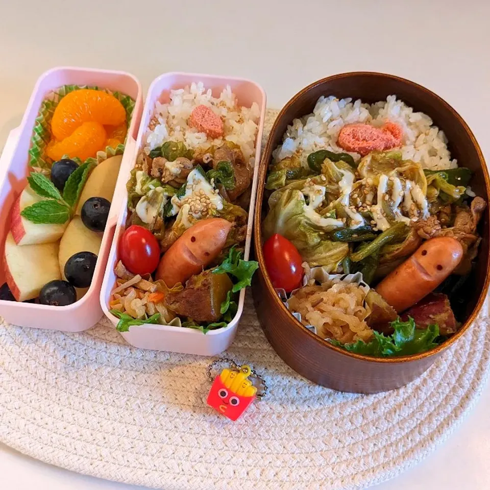 Snapdishの料理写真:お弁当2023.4.25㈫
回鍋肉弁当|azubowさん