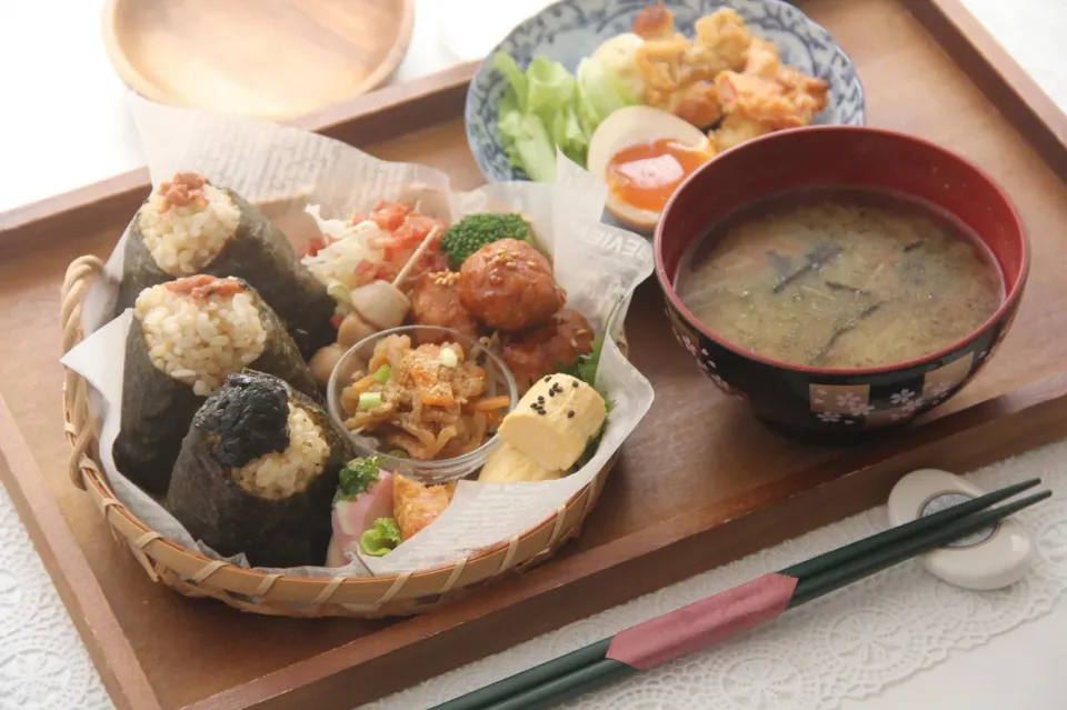 大人気グルメは？『家庭料理 ナチュラルごはんが美味おにぎりランチ』【公式】料理研究家　指宿さゆり|【公式】料理研究家　指宿さゆり≫ｽﾀｼﾞｵ（ｽﾀｯﾌ運営）さん