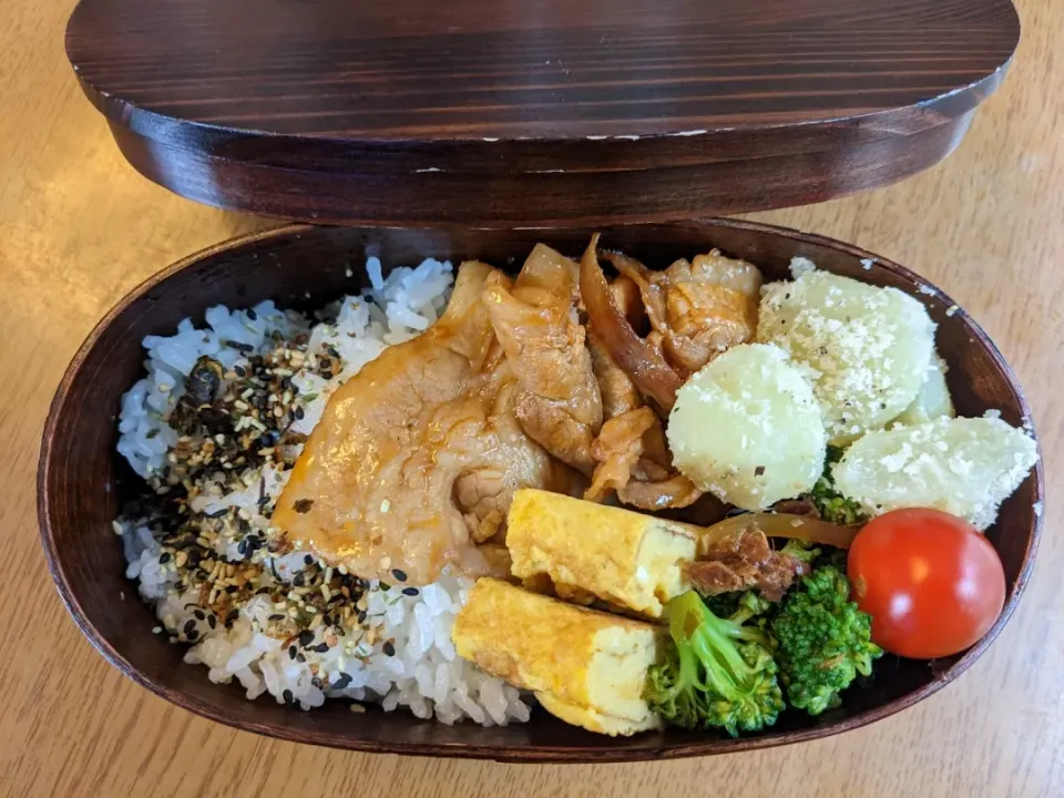 ヤンニョムポークと粉ふきいも弁当|こうさん