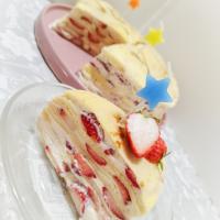 いちごのミルクレープ
