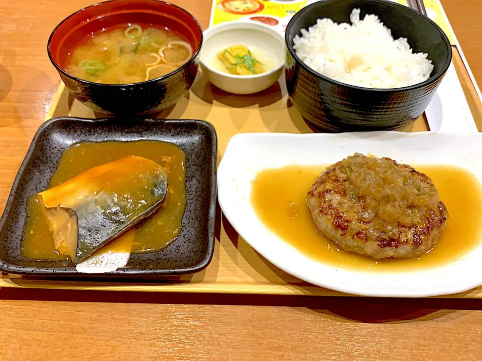 Snapdishの料理写真:ハンバーグ善サバ🐟|shoさん