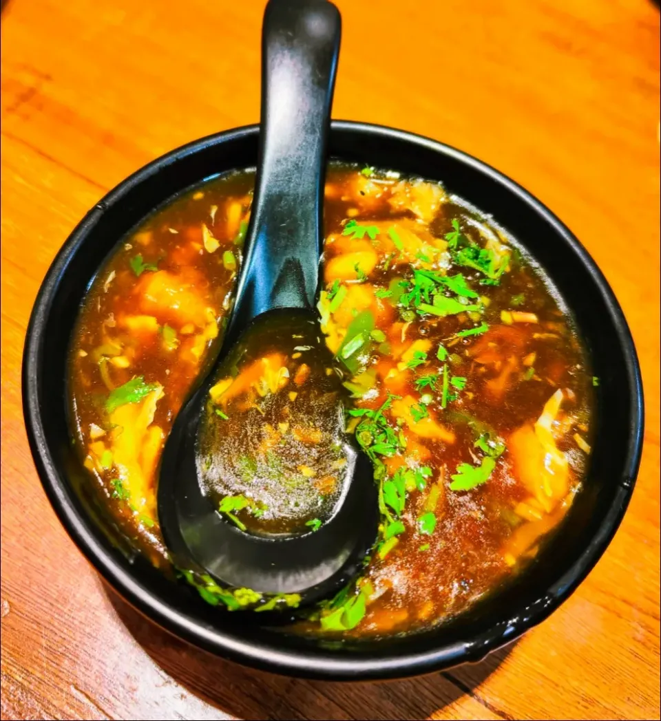 chicken hot and sour soup 🍲|Meghaさん