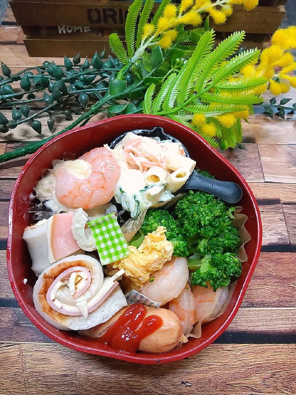 海老とブロッコリー炒め弁当🍱|クータンさん