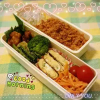 Snapdishの料理写真:詰込むだけ弁当|ちぇぽんさん