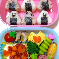 Snapdishの料理写真:幼稚園児 お弁当|ちぴまむさん