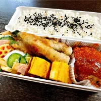 Snapdishの料理写真:ハンバーグ弁当|ラキさん