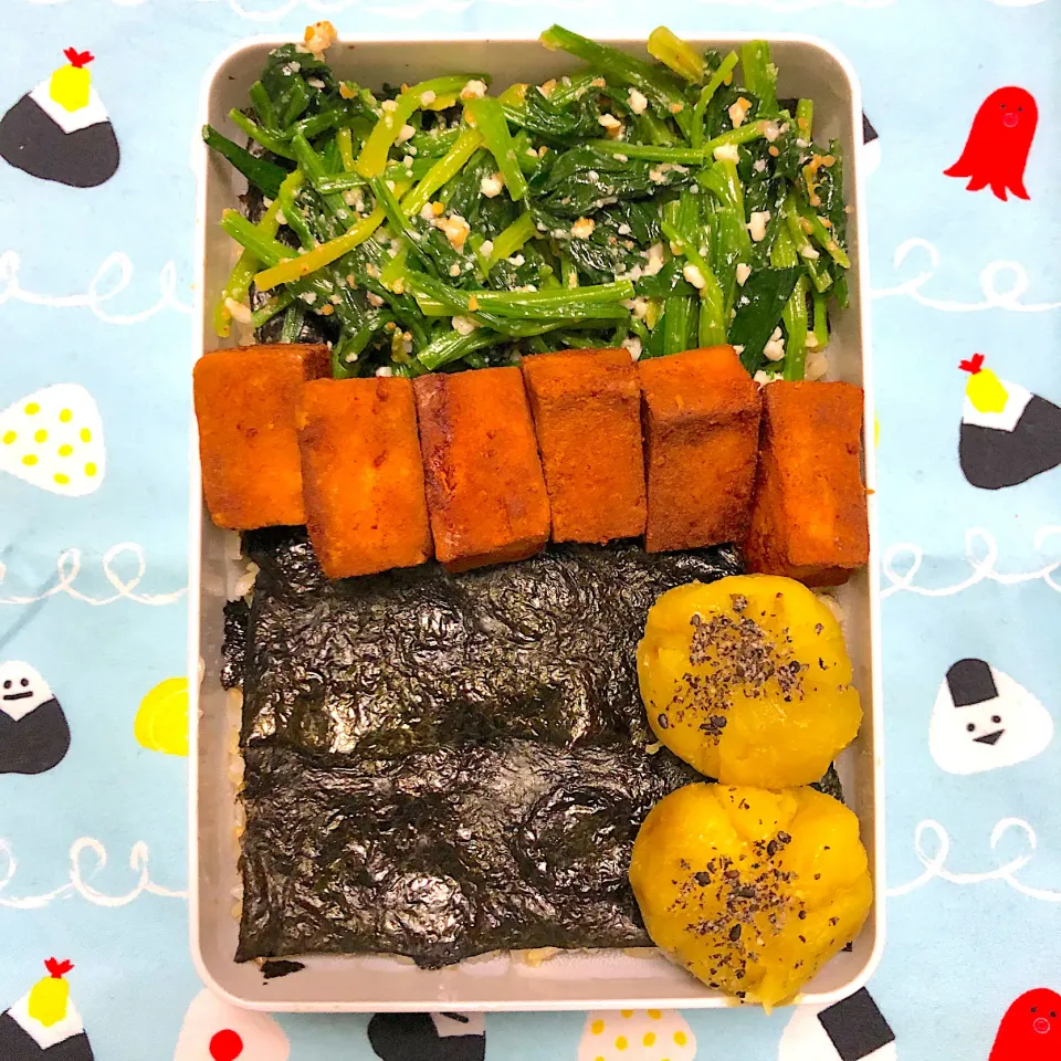 #vegan 
高野豆腐の唐揚げ弁当|makiko_aさん