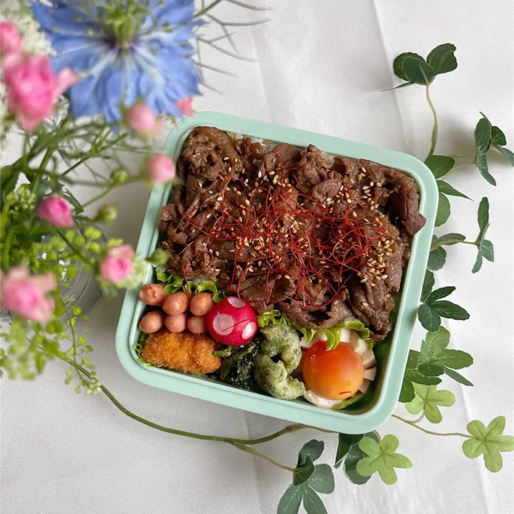4/26❤︎主人の和牛焼肉弁当🌱|Makinsさん