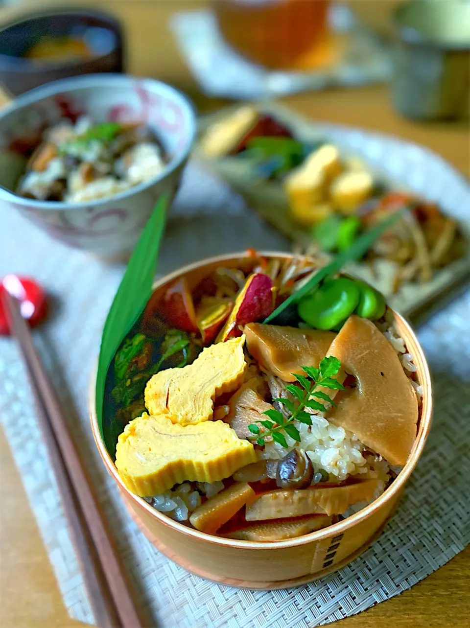 筍としめじ実山椒の佃煮からの炊き込みご飯🌿|shakuyaku33443344さん