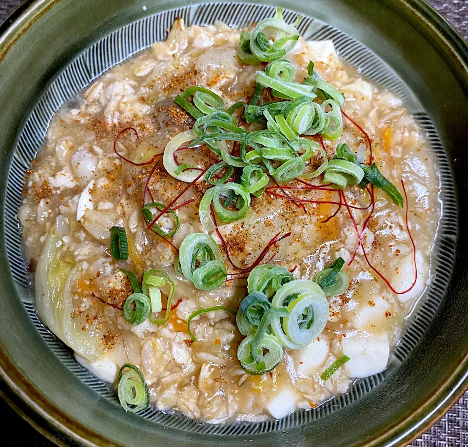 麻婆豆腐丼|すくらんぶるえっぐさん