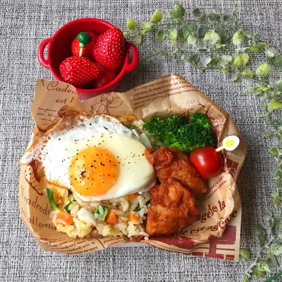 ツナチャーハン弁当|まなまな♡さん