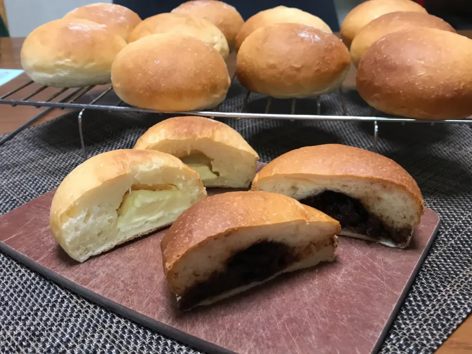 明日の朝食用　チョコパンとクリームチーズパン|柚子きりかさん