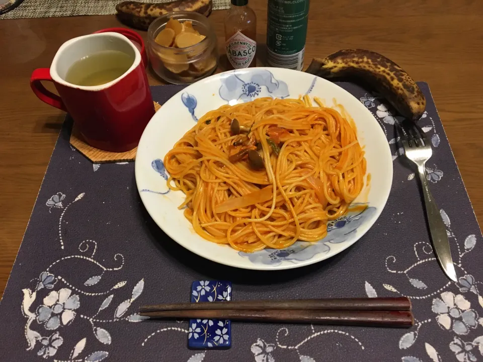 スパゲッティナポリタン(昼飯)|enarinさん