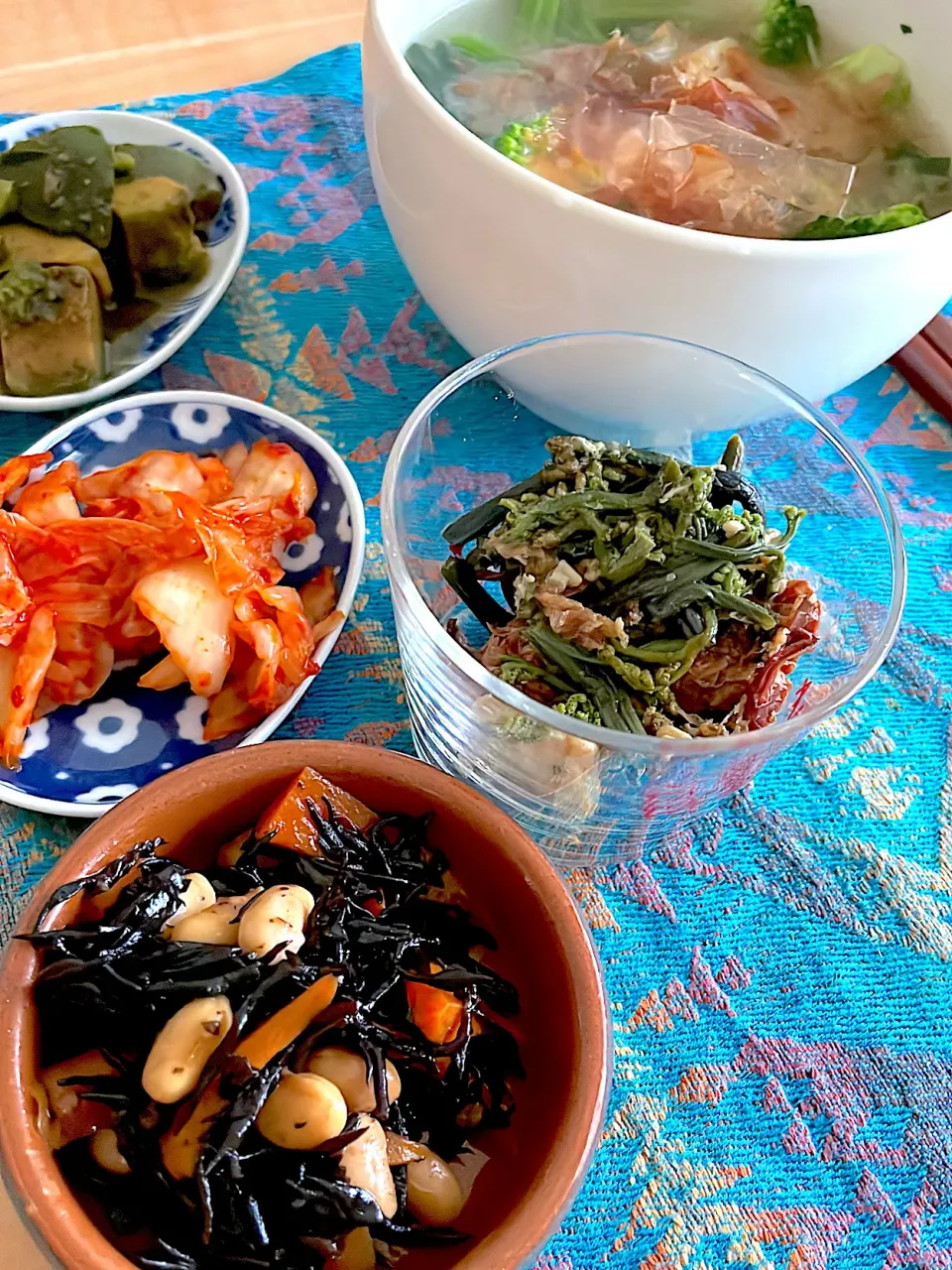 ひじき煮、わらびの煮物|堀田温子さん