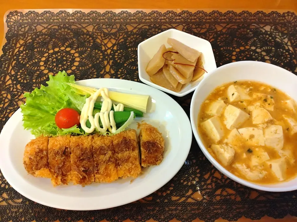 ☆ささみチーズフライ
☆麻婆豆腐
☆メンマ風たけのこ煮|chikakoさん