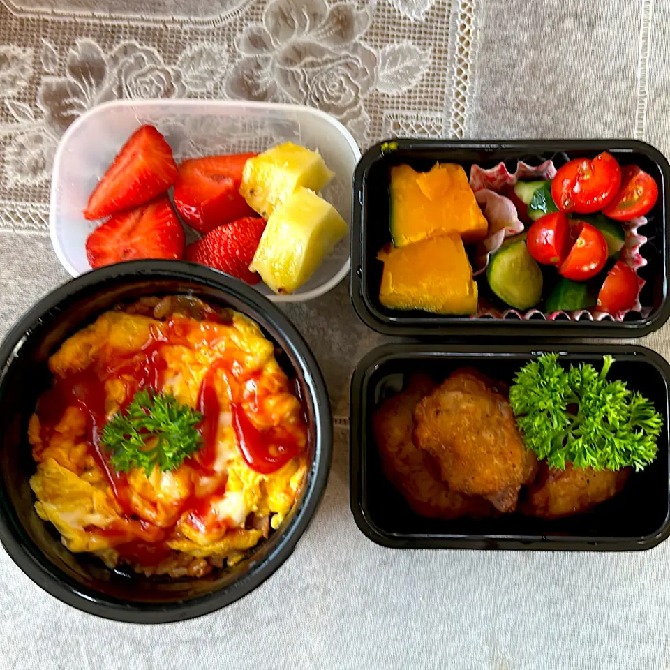 Snapdishの料理写真:男子高校生弁当🍱|イッシーさん