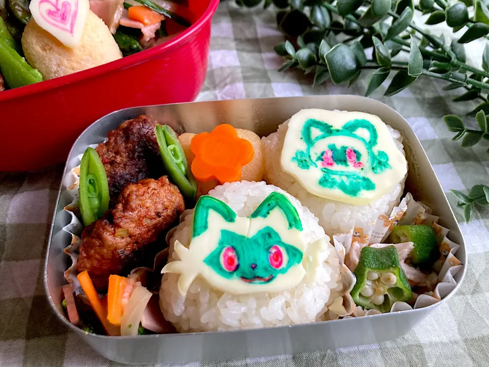 ＊ニャオハ🌿ポケモン弁当＊べびたん＊年中さん幼稚園お弁当＊|＊抹茶＊さん