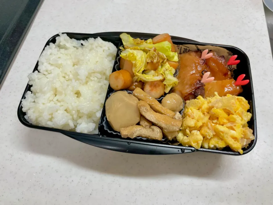 4/27 彼氏弁当　チキンの照り焼き弁当|ゆさん