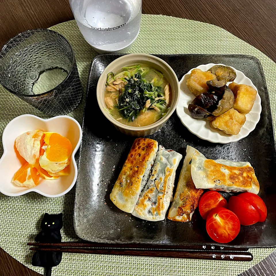 4/27晩ご飯：鶏ムネと長芋の棒餃子|ななみんさん