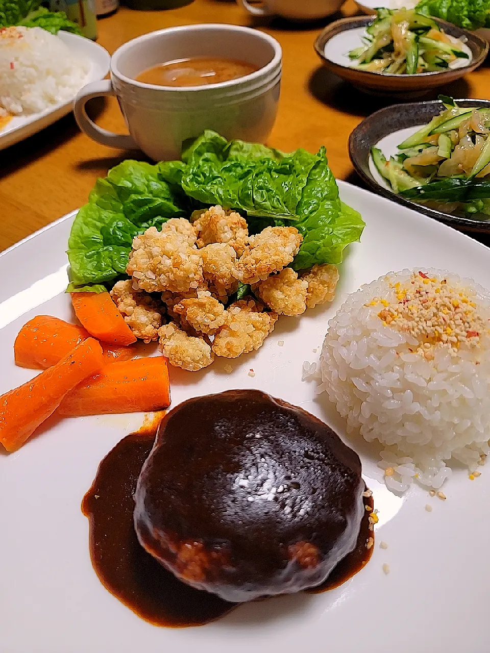 Snapdishの料理写真:本日(2023.04.27)のお夕飯♪|marikuruさん