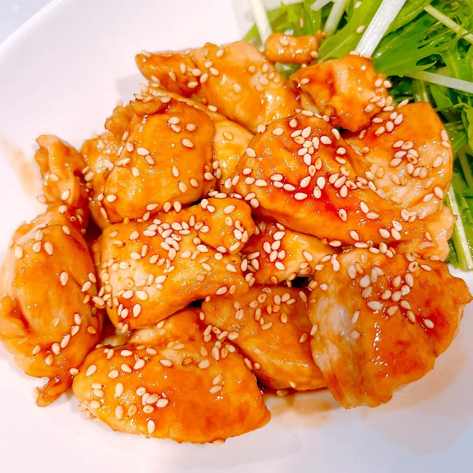 ササミの照り焼き|アンナさん