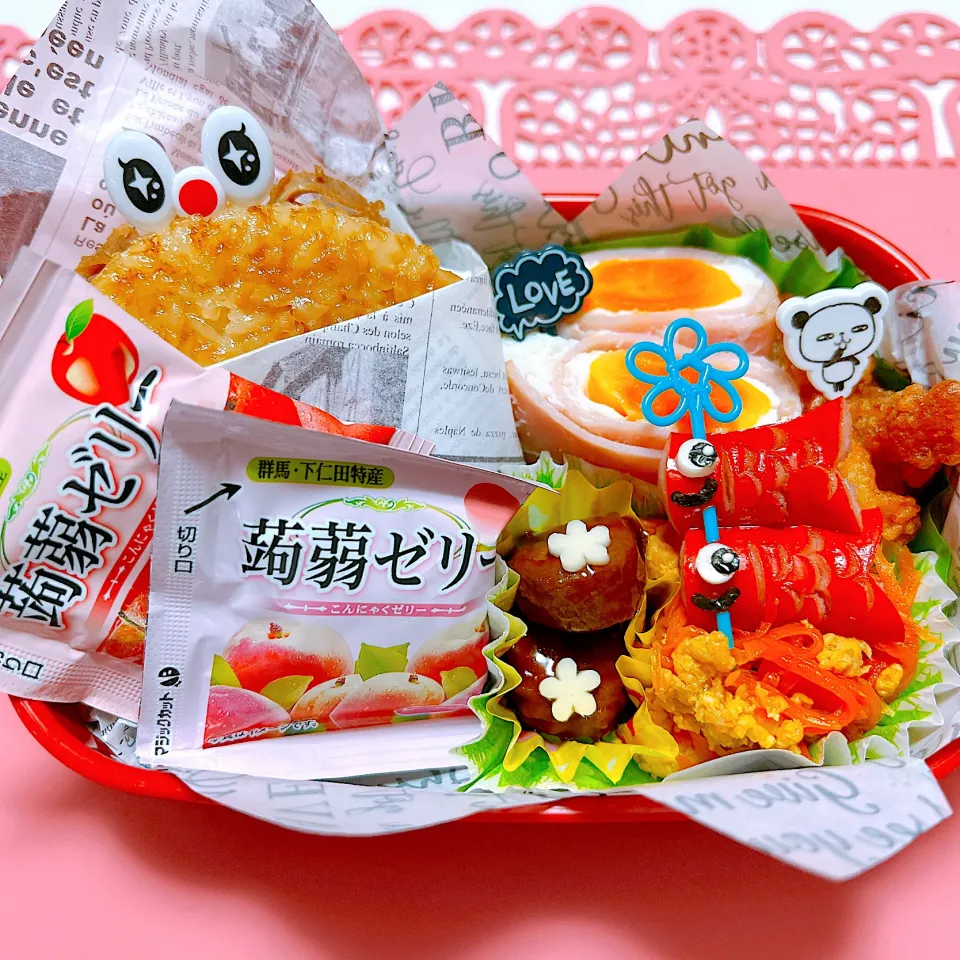 ライスバーガーお弁当🍱|miyurumoさん