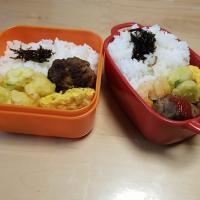 娘弁当と自分弁当
