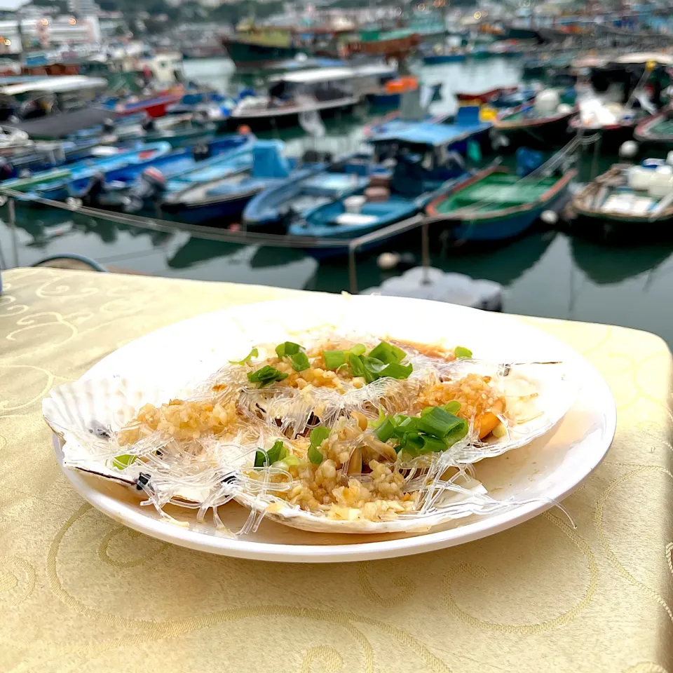 Steamed minced garlic scallops|skyblueさん